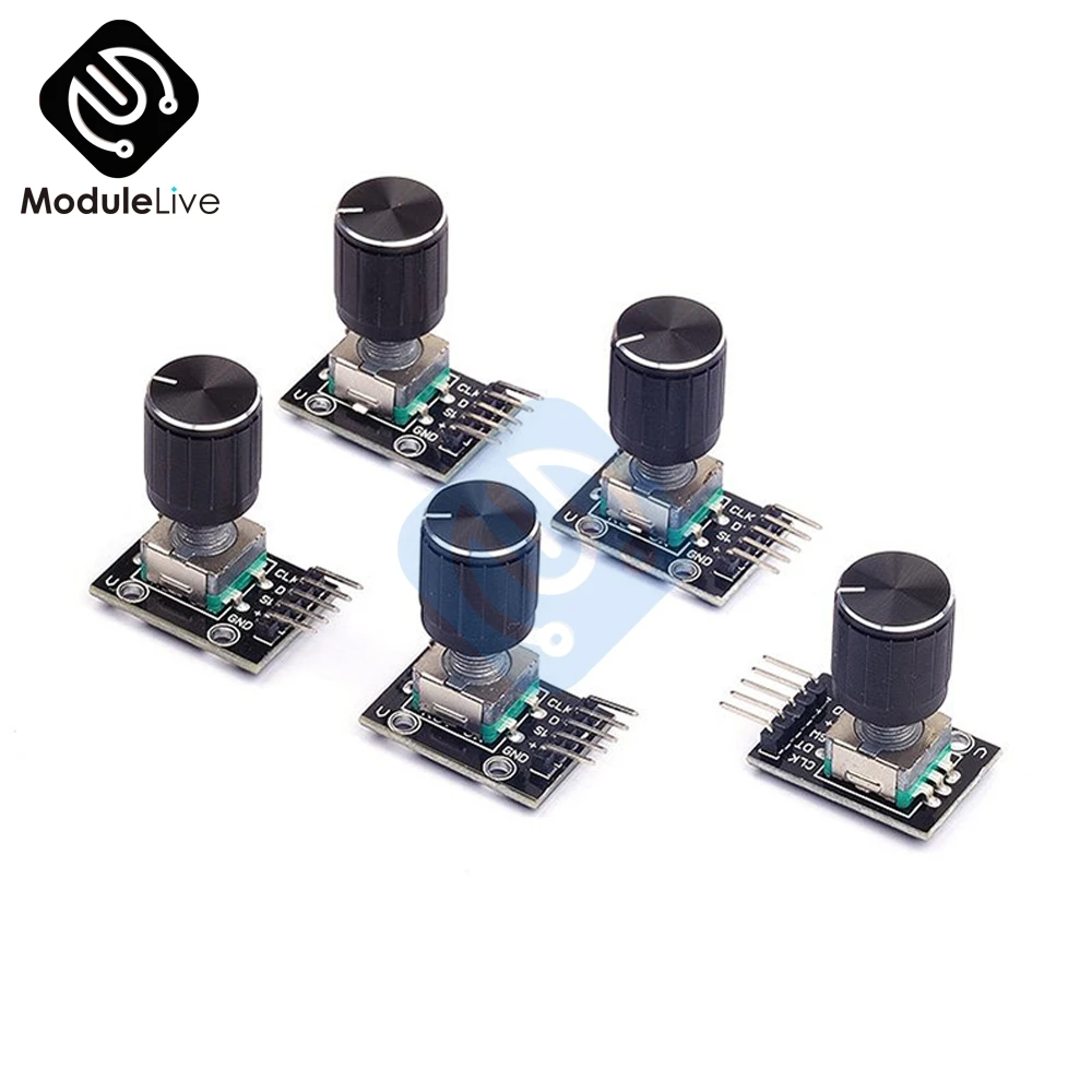 5 комплектов модуль роторного кодировщика с углом поворота 360 градусов для Arduino