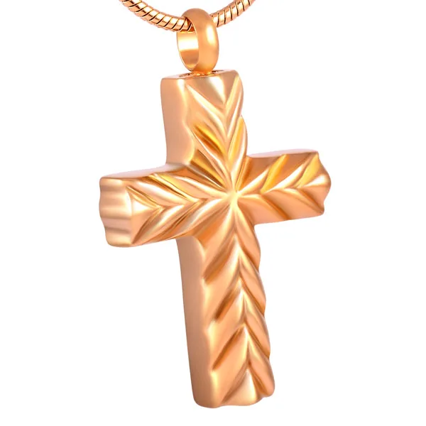 IJD8321 Never Fade colors ashes urn holder memorial pendant jewelry for pet animal cross cremation necklace jewellery | Украшения и