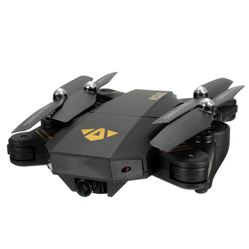Складной Квадрокоптер VISUO XS809HW XS809W Wi Fi FPV с камерой 2 МП 0 3 6 осевой Радиоуправляемый