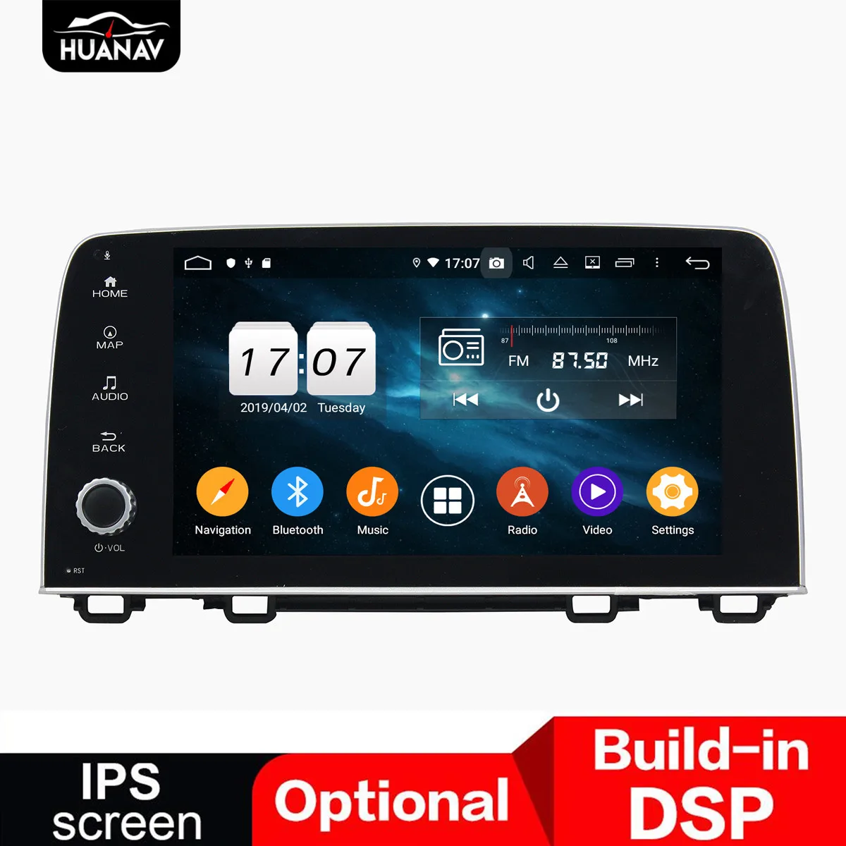 Автомобильный DVD плеер DSP Android 9 0 GPS навигация для Honda CR V CRV 2017 2018 автомобильное