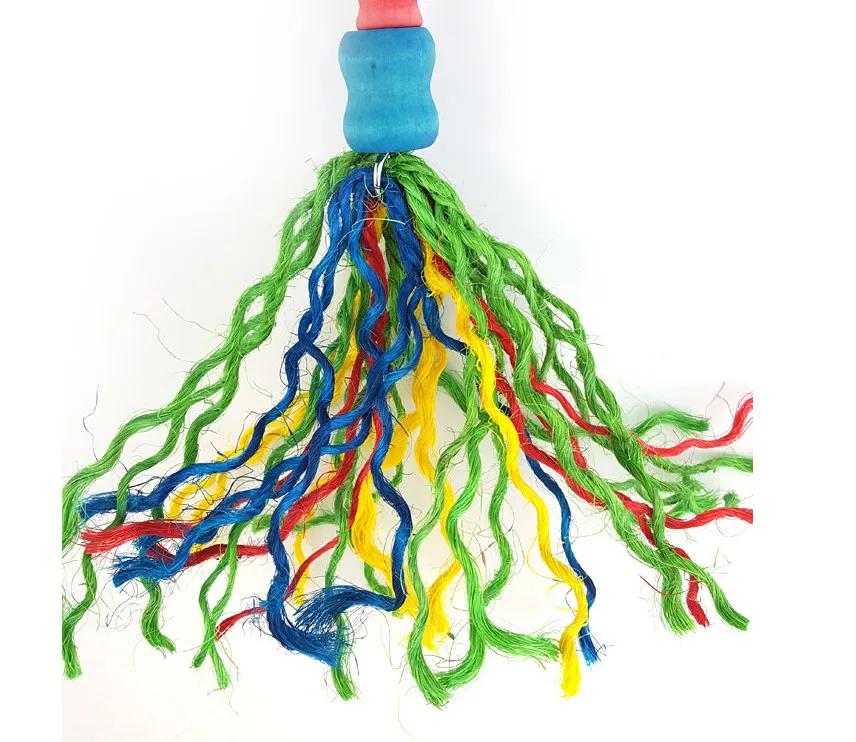 Игрушка для домашних животных деревянная игрушка попугая птица меч пеньковая