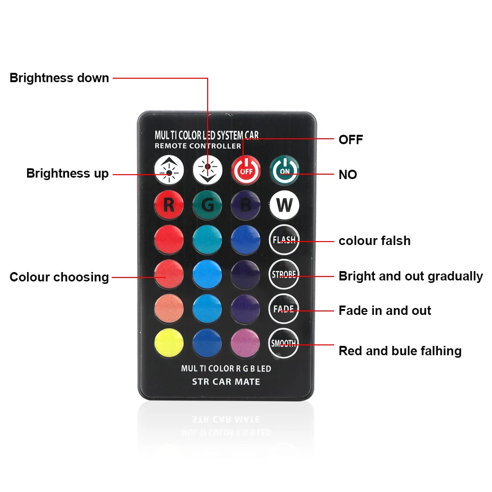 Зеленый L T10 светодиодный rgb лампы светильник для чтения 12V W5W Автомобильные фары RGB