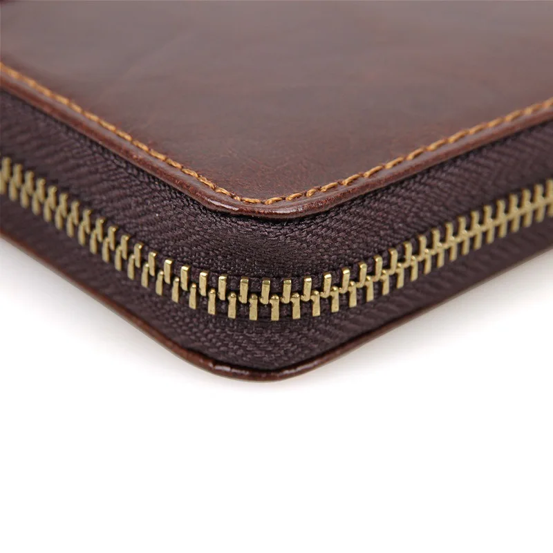 Высококачественный модный мужской кошелек Ruil из натуральной кожи Crazy Horse с