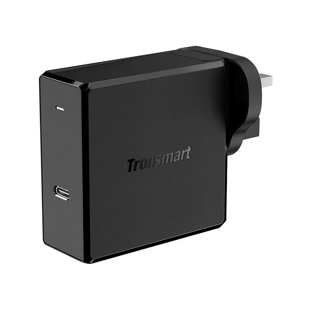 Великобритания Tronsmart WCP02 настенное зарядное устройство питания 3,0 Беспроводное зарядное устройство 60 Вт Быстрая зарядка зарядное устройство для телефона MacBook зарядное устройство для ноутбука - Тип штекера: Великобритания