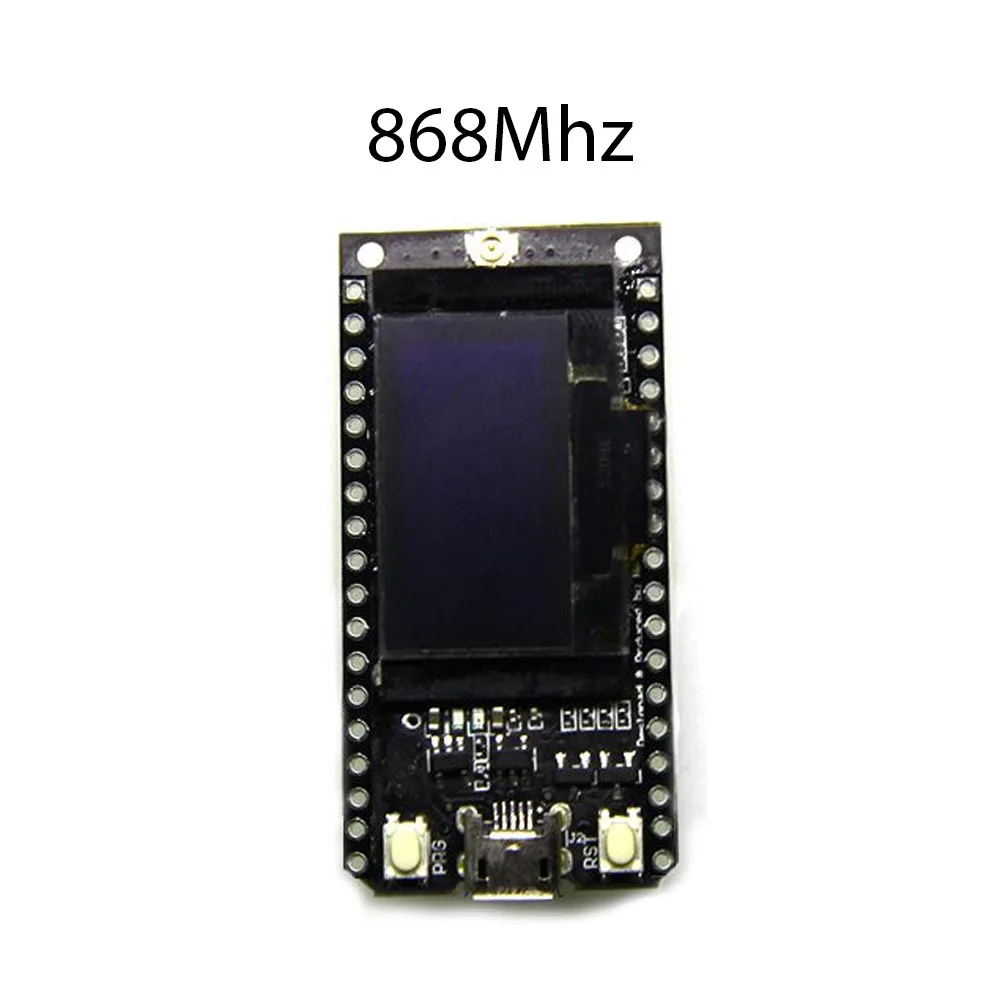 TTGO LORA32 868/915 МГц ESP32 LoRa OLED 0,96 дюймов дисплей Bluetooth wifi ESP32 ESP-32 модуль с антенной - Цвет: 868MHz
