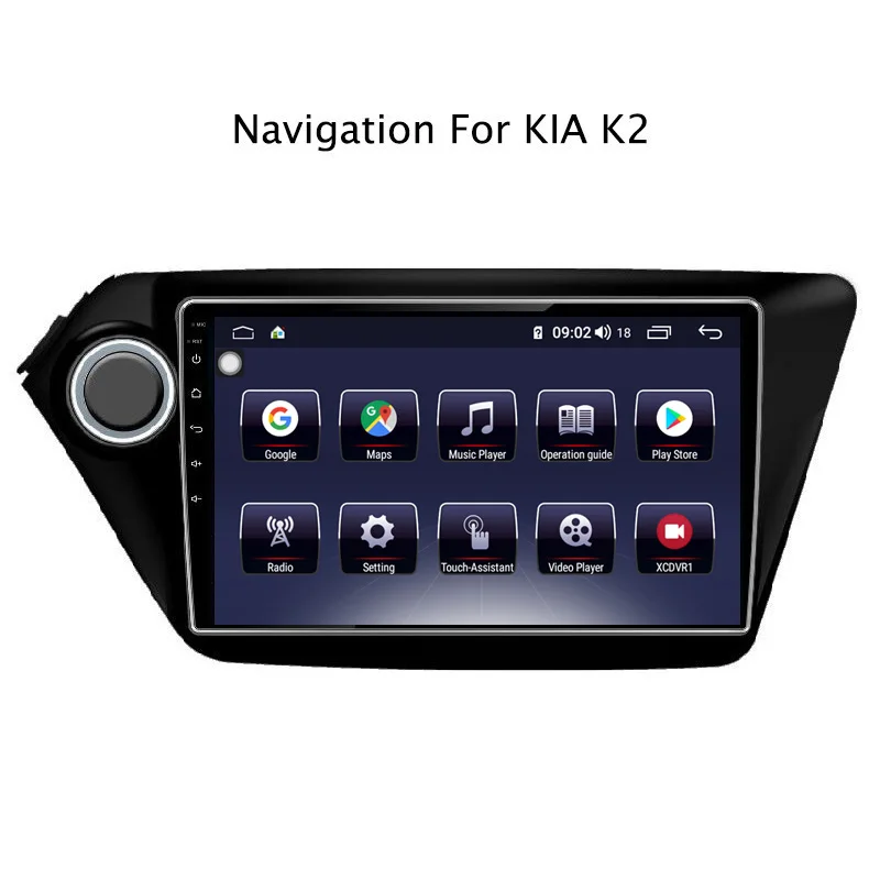 9 &quotAndroid 8 1 core 4G ram 64G rom gps навигация автомобильное радио для Kia K2 2010 2015 с Carplay/4G