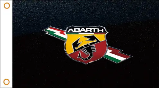 Флаг автомобиля пользовательский флаг автомобиля ABARTH баннер 3x5ft полиэстер 01