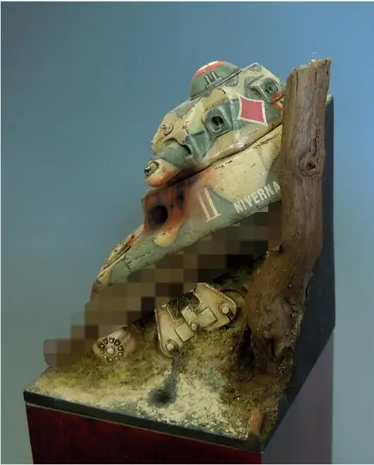 1/35 сценическое основание 60 мм * (без гусеницы) миниатюрная модель из смолы gk без