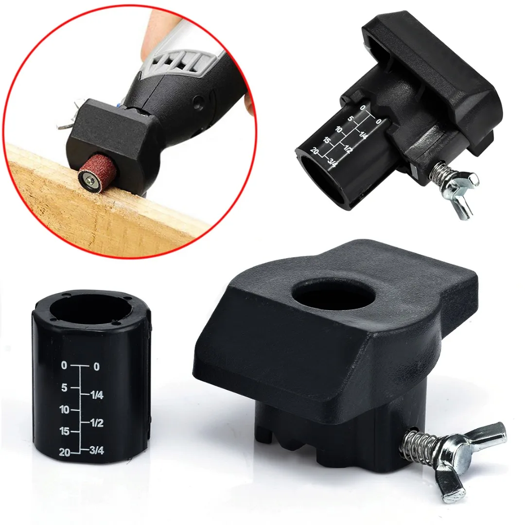 1pc Black Sanding Grinding Guide Attachment Drill Locator Positioner Rotary Tool Accessories Mayitr | Инструменты
