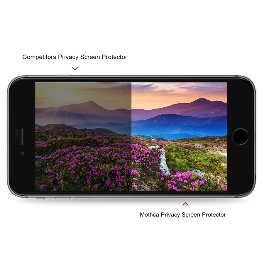 Анти шпион матовый конфиденциальности полное покрытие для iPhone 8 7 Plus защита