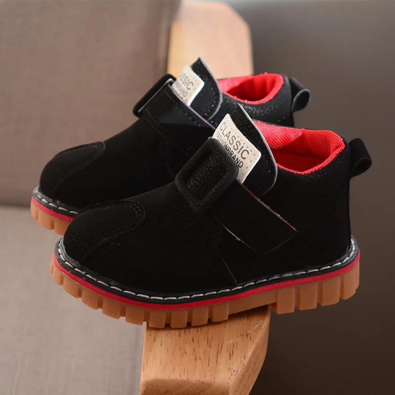 

2019 New children's winter girls boys snow boots comfortable thick-soled boots fashion waterproof cotton shoes