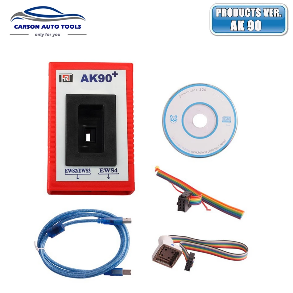 Новейший V3.19 AK90 ключевой программатор AK90+ для B-MW EWS от 1995-2009 самая низкая цена Ak-90 ak90+ ключевой программатор