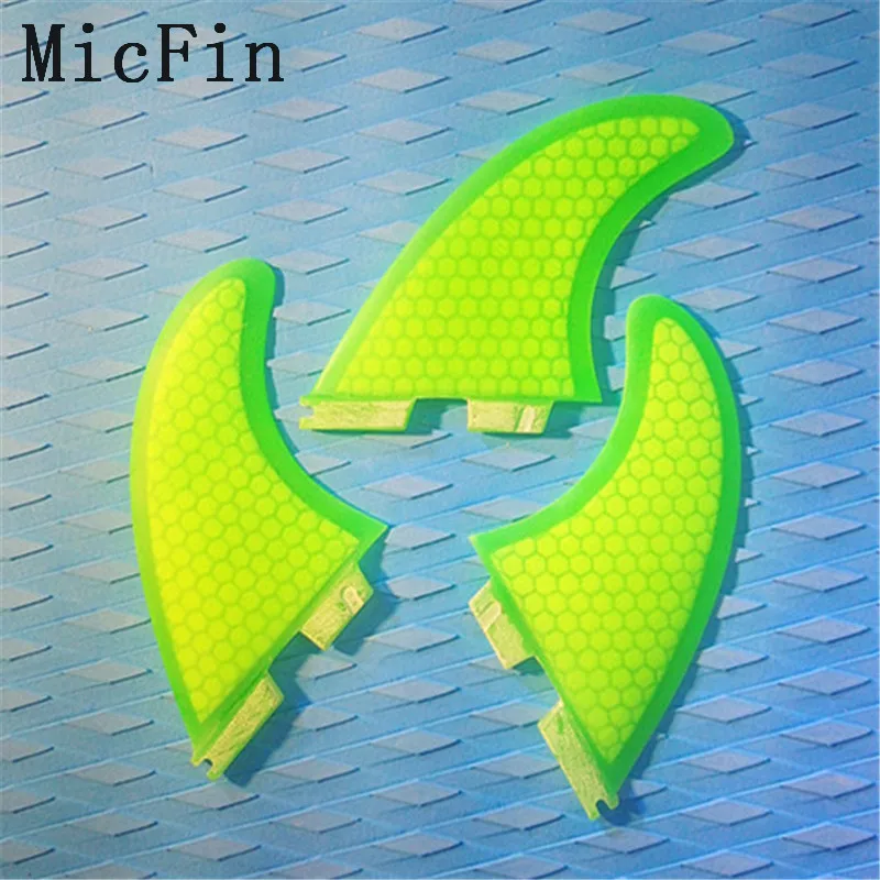 Micfin стекловолокно и сотовый плавник для доски для серфинга Подруливающее устройство FCS 2 плавник для серфинга FCS FUTURE FCS 1 FCS II размер коробки M три набора