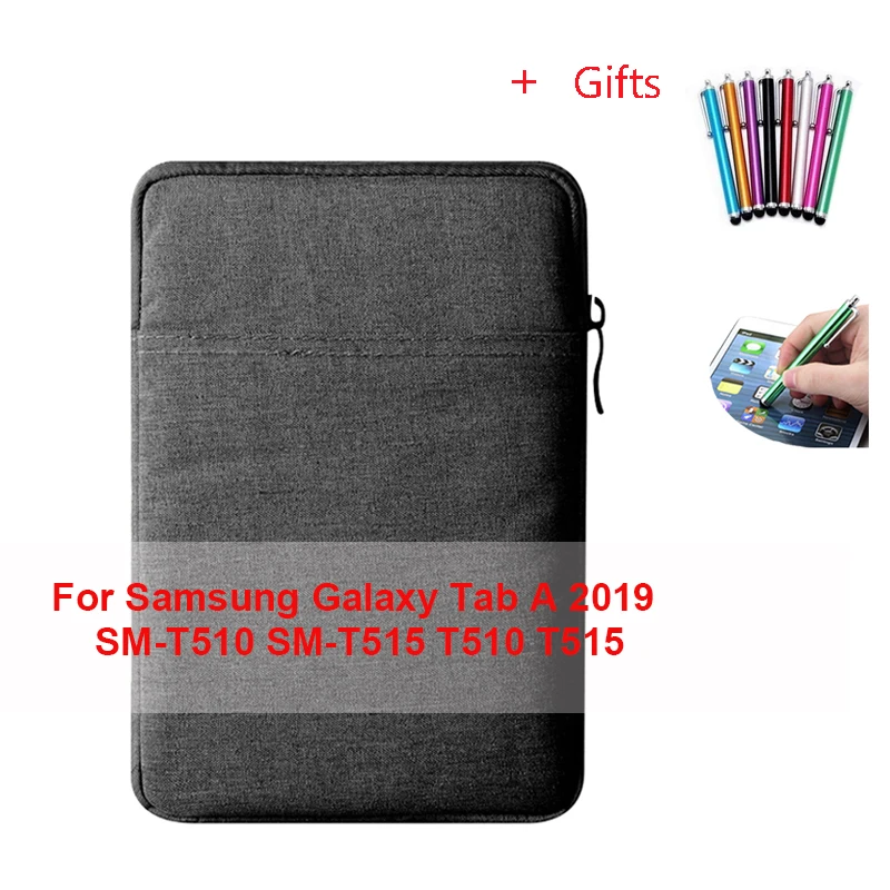 shen hui Чехол-сумка для samsung Galaxy Tab A 10,1 Wifi SM-T510 SM-T515 SM T510 T515 защитный экран для планшета чехол+ бесплатные подарки - Цвет: shen hui