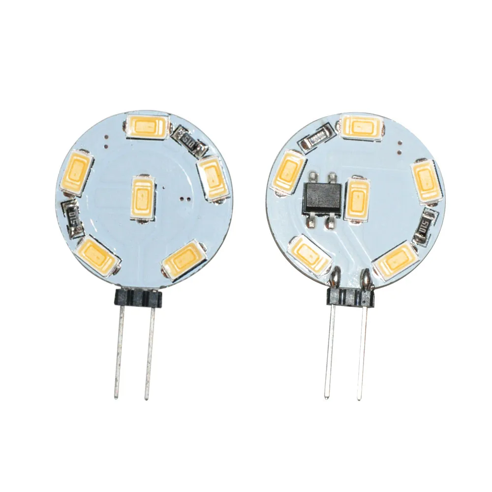 JYL 2 шт. 1 6 Вт двухсторонняя 260LM G4 12 SMD 5730 Светодиодная лампа морская точечная Лампа