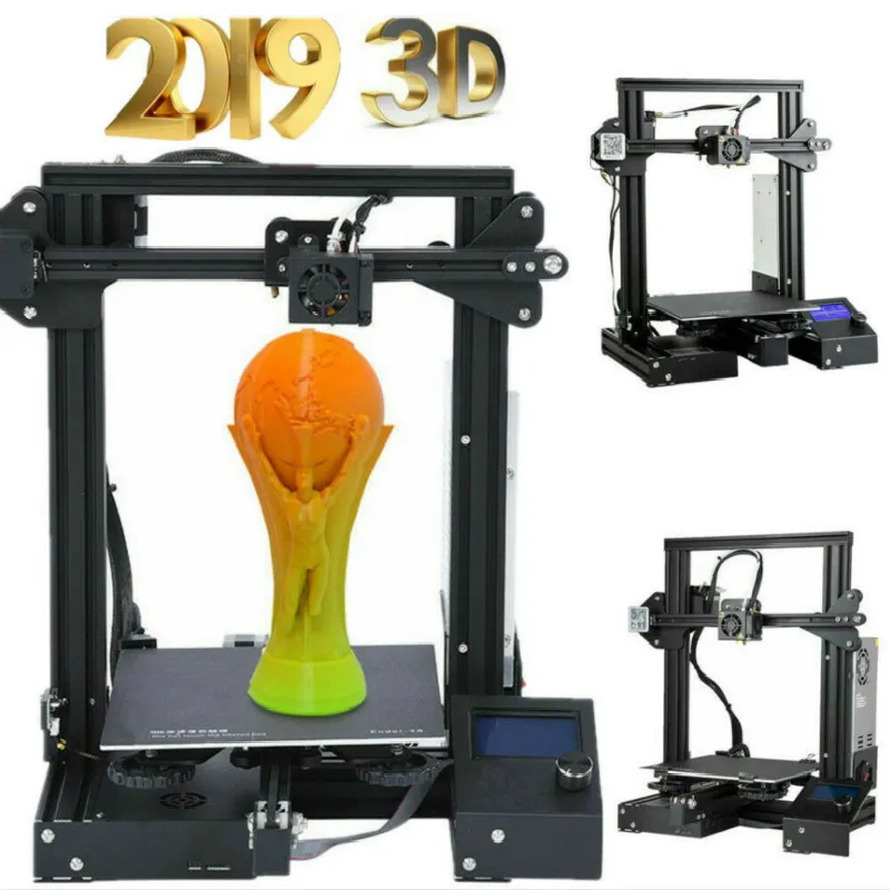 Zrprinting Newest A-13 DIY Kit 3D-принтер большой размер I3 мини-принтер 3D продолжительная