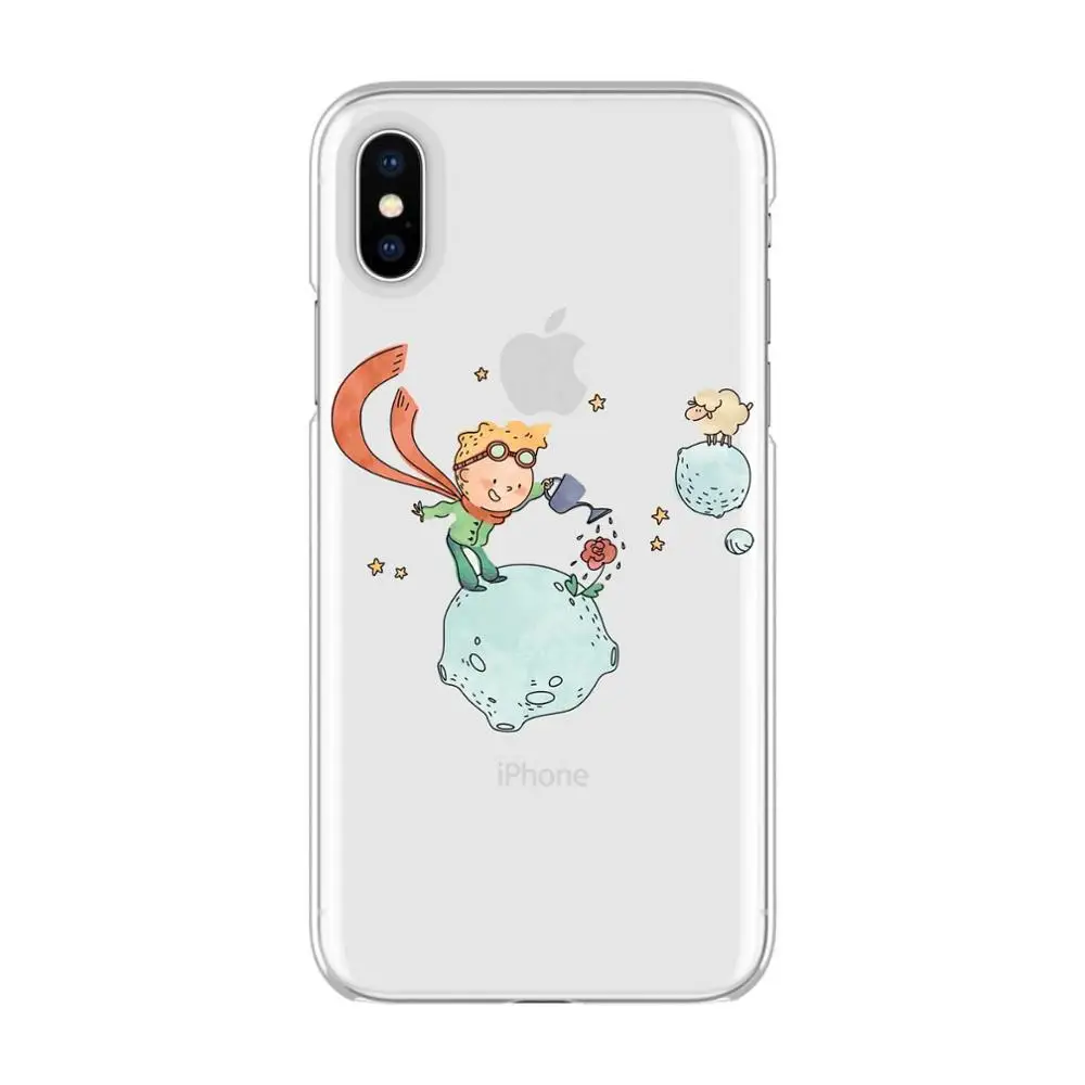Мягкий чехол из ТПУ с изображением Маленького принца земли для iPhone 11Pro MAX SE 5 5S 6 6S 7 8Plus X10 XS XR MAX - Цвет: TPU