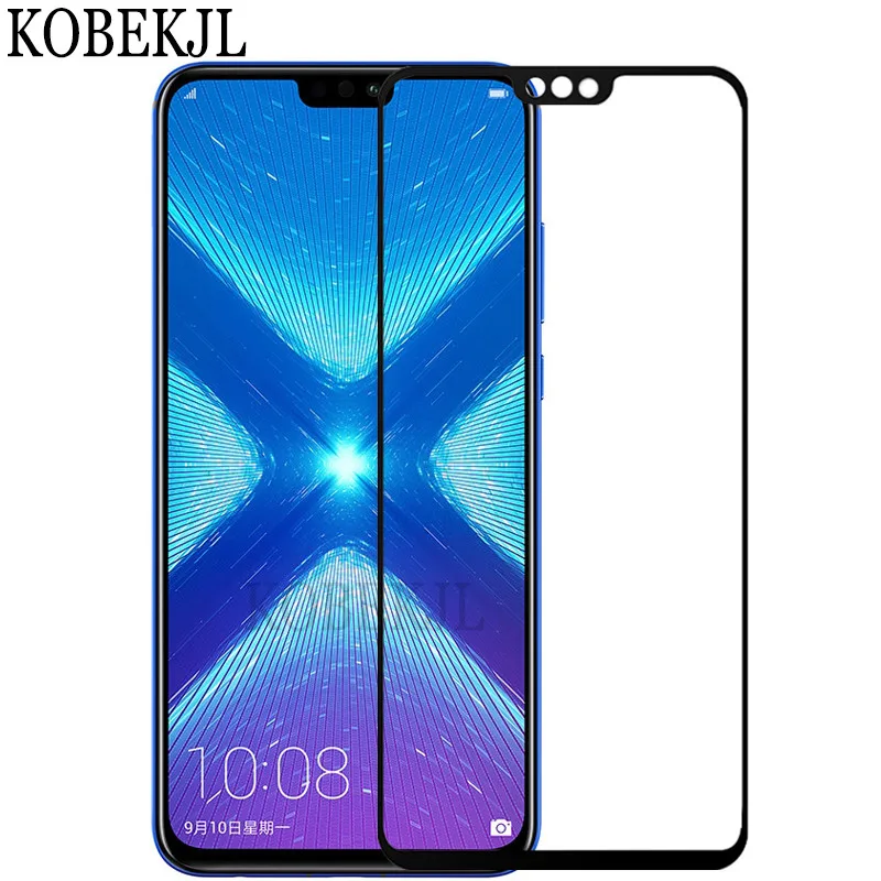 Закаленное стекло для Huawei Honor 8X защита экрана стеклянная пленка с полным