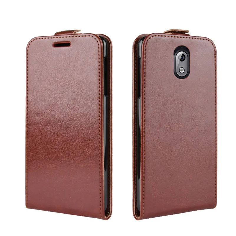 PU Leather Case For Nokia 3.1 Up Down Flip Card Slot Full Protect With Magnetic Soft TPU Phone Cover 3 .1 | Мобильные телефоны и