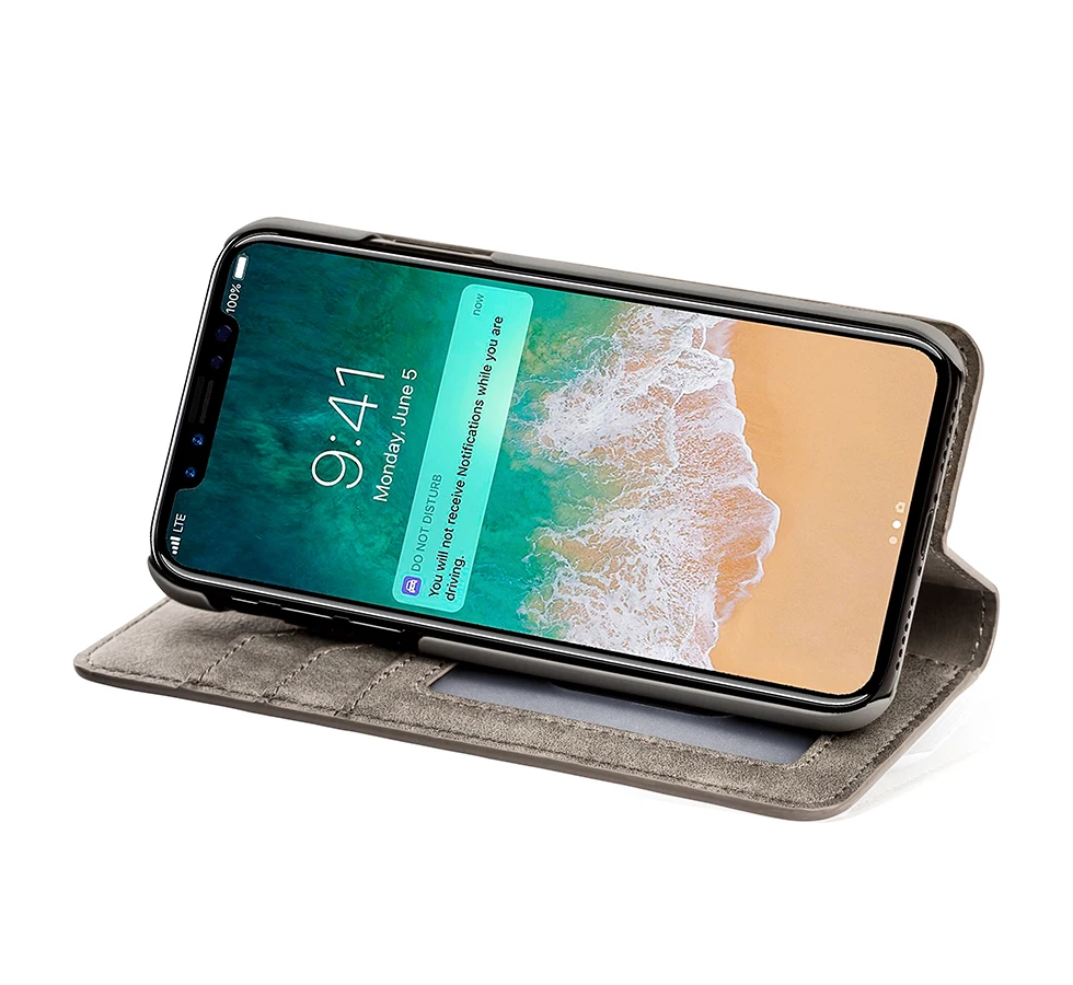 Luxury Flip Wallet Leather Cases For iPhone 6 6s 7 8 7plus 8plus Card slot Mobile Phone Shell Samsung S8 S8plus | Мобильные телефоны