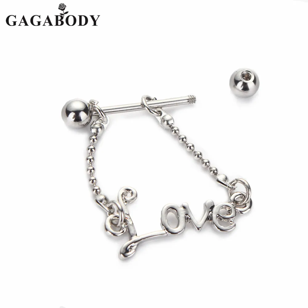 День Святого Валентина Любовь болтаются пирсинг щиты пара сосков для женщин/пара