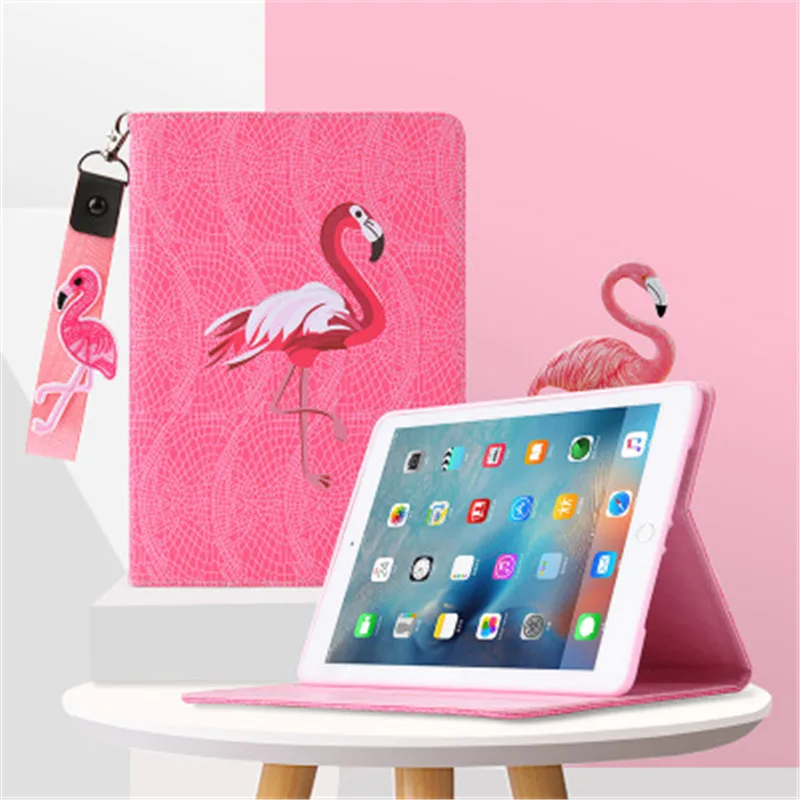 Чехол SPEDKOY для Ipad Air 2 умный чехол из искусственной кожи с фламинго силиконовый