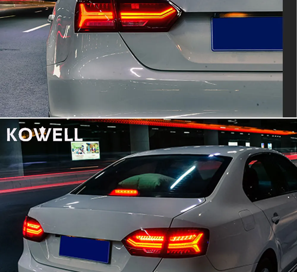 KOWELL автомобильный Стайлинг для vw jetta 2012- светодиодный задний фонарь GLI MK6 светодиодный задний фонарь NCS для vw jetta светодиодный задний фонарь для автомобиля