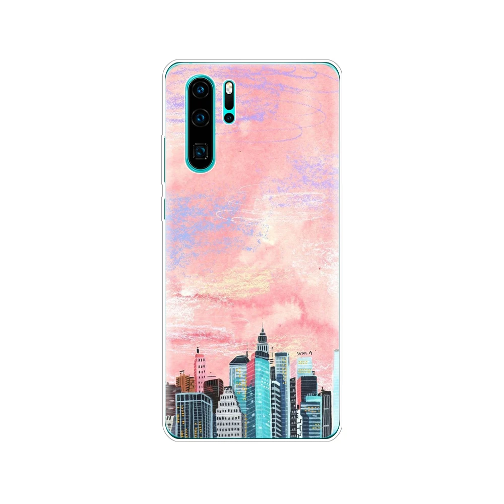 33680 Чехол для huawei P30 Pro Чехол huawei P30Pro чехол Силиконовый ТПУ для телефона чехол-накладка на huawei P30 Pro VOG-L29 ELE-L29 P 30 Lite чехол - Цвет: 33680