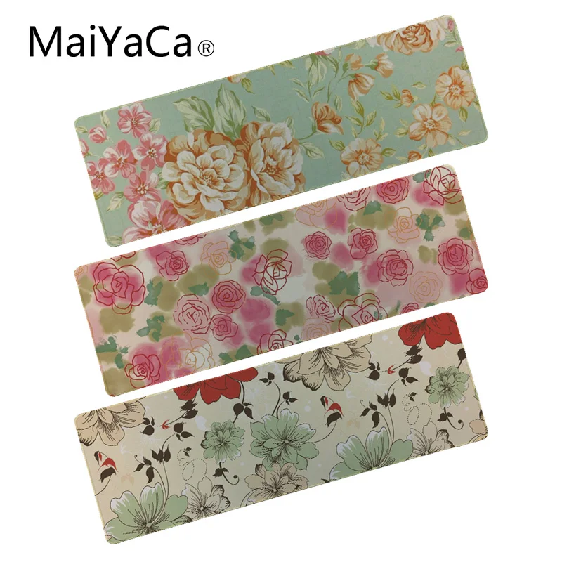 

gaming keyboard pad desk pad 30x90cm flower large locrkand notebook pc mouse pad accessories