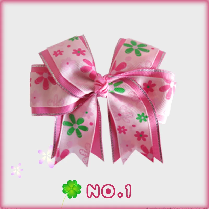 

20 BLESSING Happy Girl 4,5 "Весенняя заколка для волос с бантом цветок фрукты бант для волос
