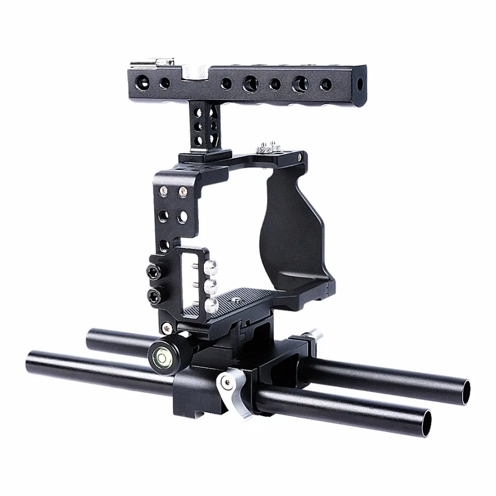 Yelangu ручной видео Камера Steadicam Стабилизатор DLSR Клетки для камеры Алюминий сплава