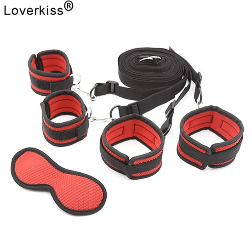 Under Bed Restraint BDSM Bondage Restraints Sex Handcuffs Eye Mask Strap Slave Adult Games Erotic Toys for Women Couple | Красота и