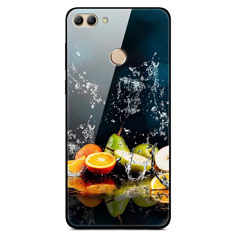 29 Для huawei P Smart Enjoy 7S чехол из закаленного стекла с изображением планеты космос, стеклянный чехол-накладка для huawei P Smart Coque Shell PSmart - Цвет: 29