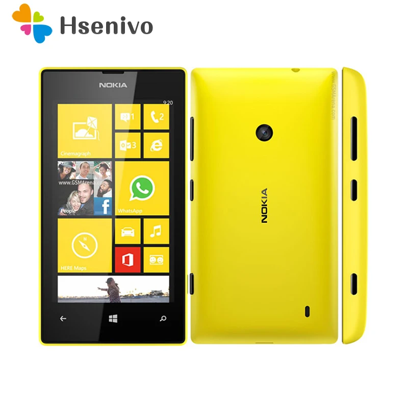 Nokia Lumia 520 Восстановленный Оригинальный разблокированный телефон двухъядерный 3G