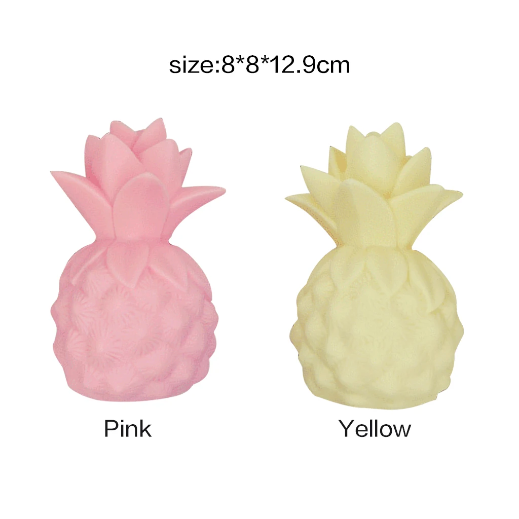 Ананас Светодиодная лампа креативный ночной Светильник s мягкая силиконовая