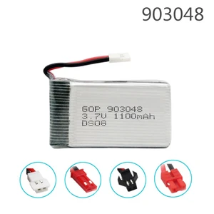 Литий-полимерный аккумулятор для Syma X5C X5SC X5SW X5UW X5HW T04 F28 859B, 3,7 В 903048, 1100 мАч