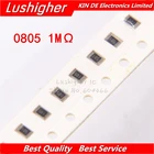 100 шт. 0805 SMD резистор 5% 1M Ом 105 1004 1,0 МОМ 1 МОм