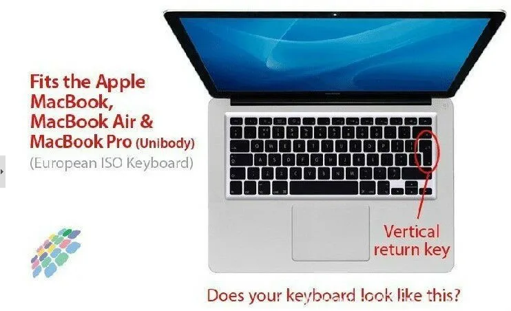 Free Shipping EU TPU Silicone Keyboard Protector Crystal Clear Skin Cover Film For Apple Macbook Pro Air Retina pro 13&quot 15&quot |