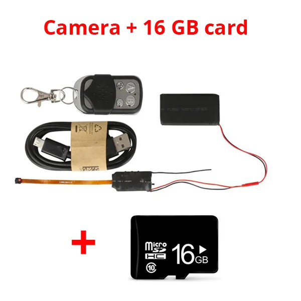 Camera with 16G Card HD 1080P Мини видеокамера S01 микро камера DVR детектор движения мини видеокамера с 2,4G RF камера ночного видения sq13 sq11 sq12 sq8 - Цвет: Camera with 16G Card