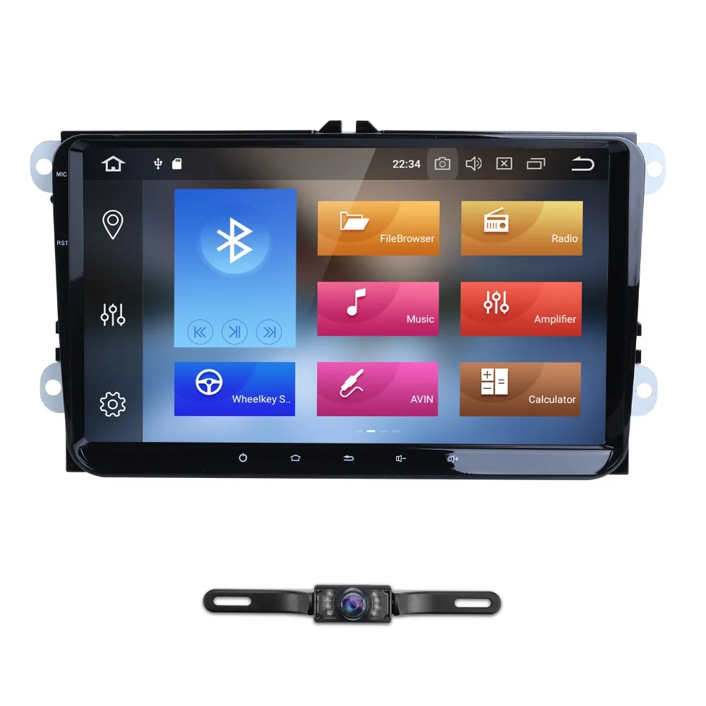 Hizpo 9 дюймового 2Din Android 8 0 автомобильный стерео без DVD плеер для VOLKSWAGEN GOLF PASSAT AMAROK Tiguan