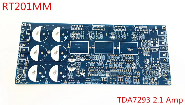 Печатной платы только 2.1 усилителя TDA7294 TDA7293 усилитель сабвуфера с защиты