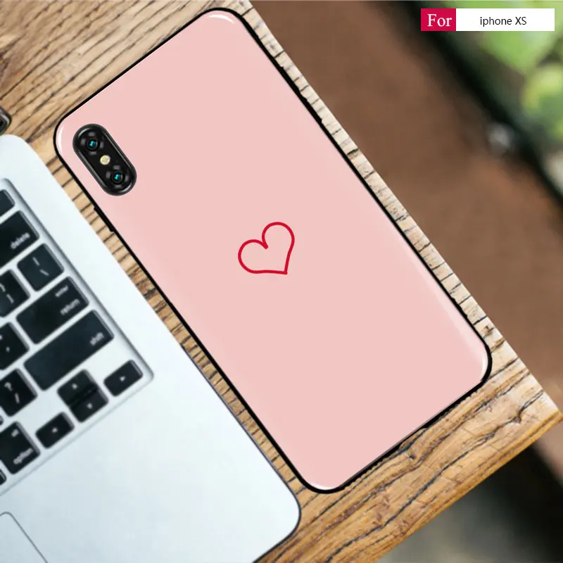 Pretty interesting Painted Lovers Phone Case For iphone 7 8 7plus X XS MAX XR 6s 6plus 5 5s 5se 8plus Silicone Back Cover |