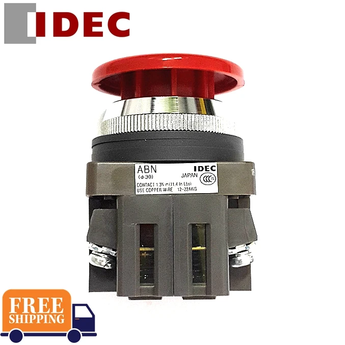 

5PCS IDEC SWITCH ABN ABN310 ABN301 ABN311 ABN320 G R B Y W S 30mm 1NO 1NO Self-reset button SWITCH ABN311G ABN311R ABN311B