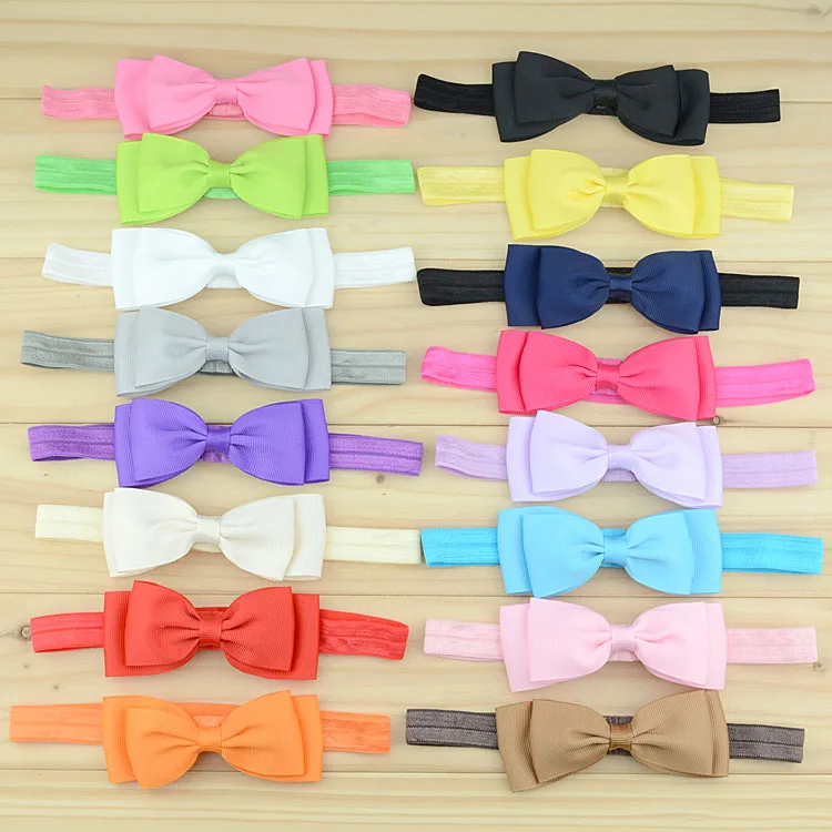 

20 pcs/lot , Grosgrain Ribbon Bows Headband hair accessories