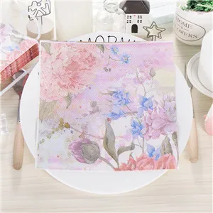 as picture 20 винтажных салфеток бумажных салфеток I love tea time цветочный горшок чашка птица бабочка декупаж Свадебная вечеринка Рождество Декор салфетки - Цвет: as picture