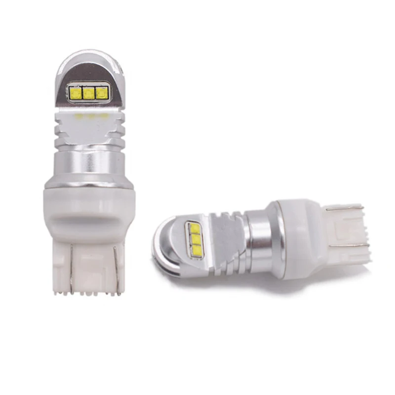 2 шт. T20 7443 W21/5 Вт 6SMD светодиодный лампы Cr ee чип автомобилей Лампа фонарь тормозная
