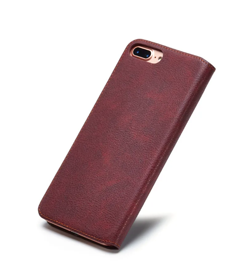 Классический кожаный флип чехол Harley в стиле ретро для iPhone 7 7Plus 6s6sPlus со слотом