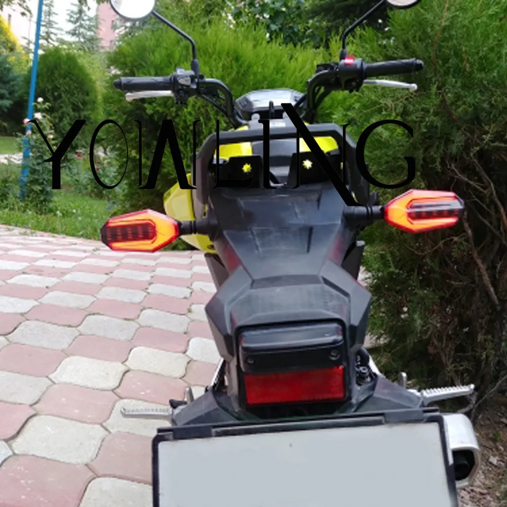 Сигнальные огни для мотоцикла Янтарная лампа сигнальные индикаторы мигалки HONDA