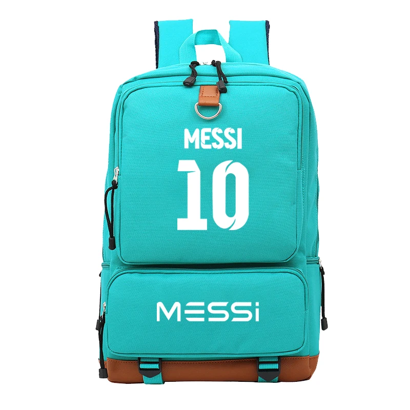 Повседневный Рюкзак Messi для подростков мальчиков и девочек мужской женский