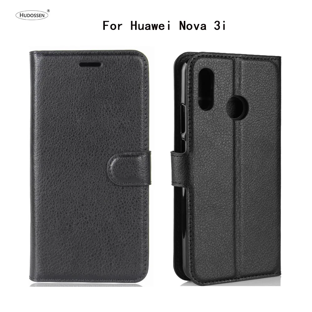HUDOSSEN для huawei Nova 3i INE LX2 Роскошный телефон Защитный чехол Nova3i флип задняя крышка Wallet